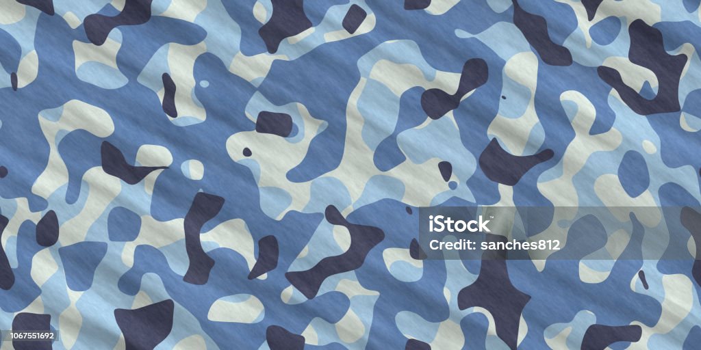 Hangen Inzichtelijk tijger Blauwe Leger Camouflage Achtergrond Marine Militaire Camo Kleding Textuur  Naadloze Combat Uniform Stockvectorkunst en meer beelden van Abstract -  iStock