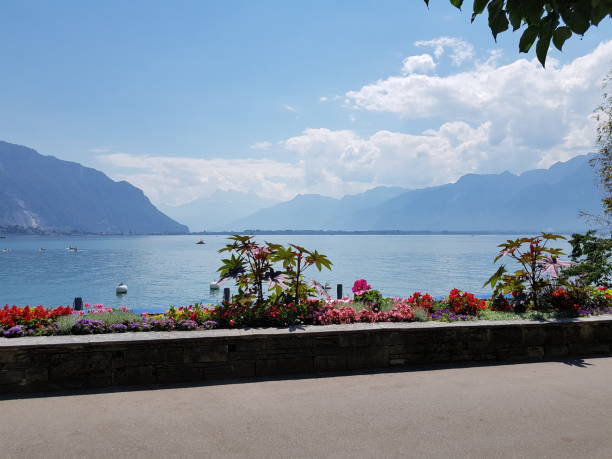 istock Montreux Beach, Switzerland 1067555120