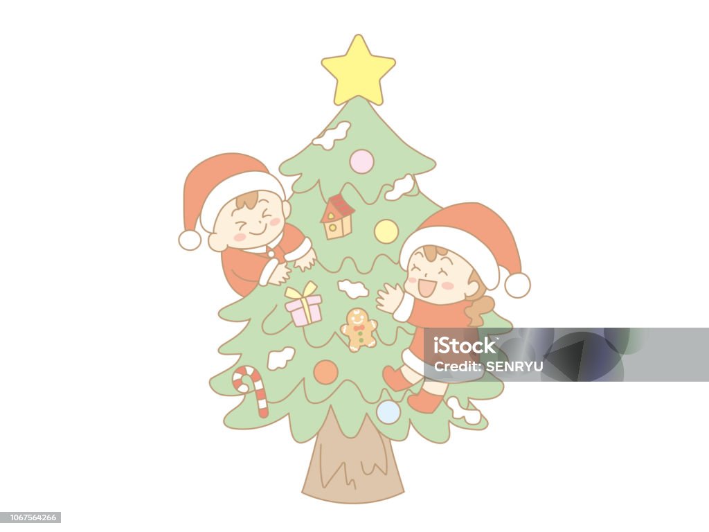 Christmas and kids Boys stock vector