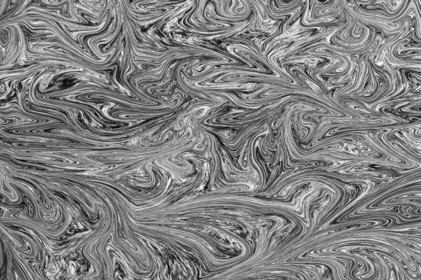 istock Black and White Marbling Texture. Marbling Texture design. 1067574958