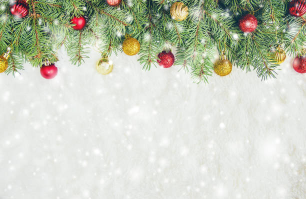 istock Christmas background. happy New Year. Selective focus 1067578916