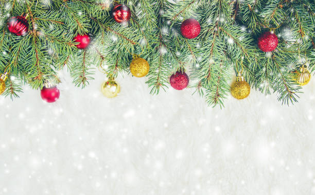 istock Christmas background. happy New Year. Selective focus 1067578932