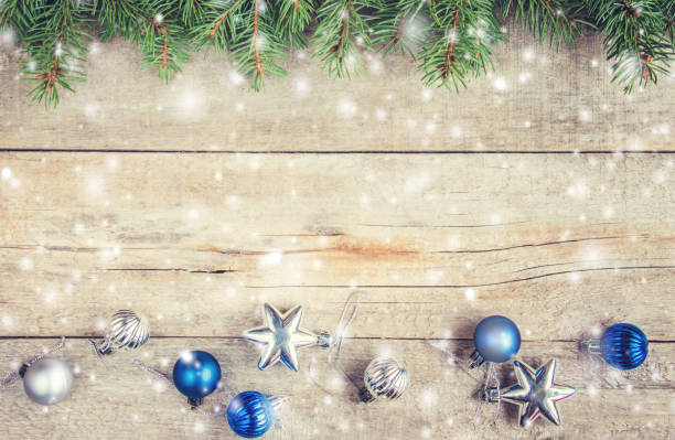 istock Christmas background. happy New Year. Selective focus 1067578994