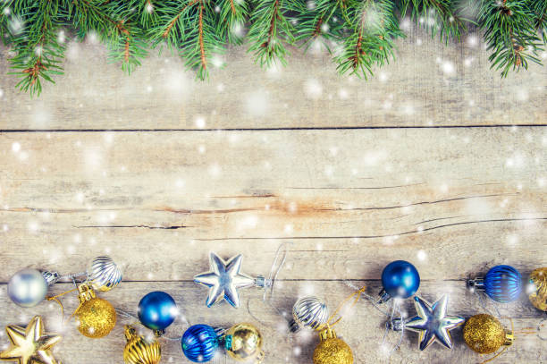 istock Christmas background. happy New Year. Selective focus 1067579004