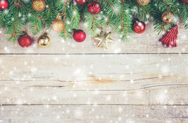 istock Christmas background. happy New Year. Selective focus 1067579094
