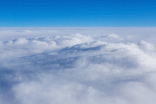istock Beautiful cloudscape picture from a airplane 1067608100