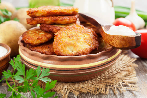 istock Homemade potato pancakes 1067622688