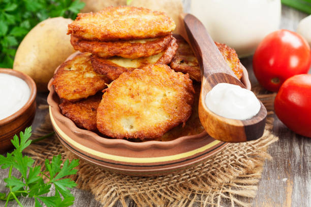 istock Homemade potato pancakes 1067622702