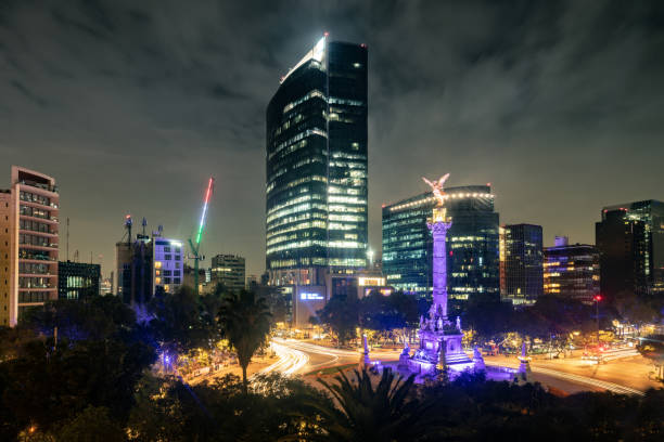 istock Matching Day and Night Mexico City Skyline 1067637216