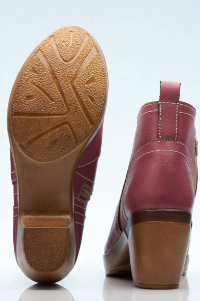 istock Purple leather woman shoes 1067643416