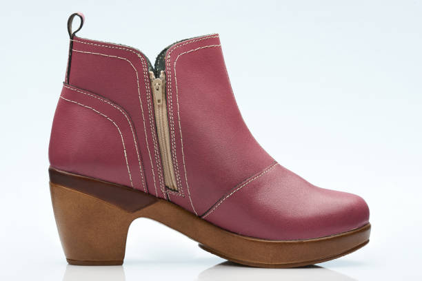 istock Purple leather woman shoe 1067643438