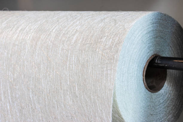 Fiberglass fabric composite roll material Fiberglass fabric composite roll material FMR Industry fibreglass stock pictures, royalty-free photos & images