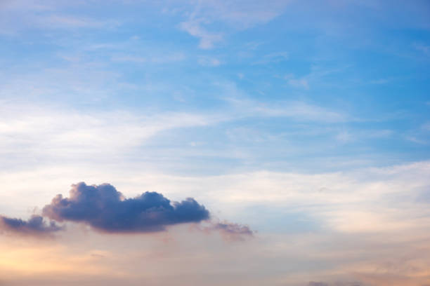 istock Colorful Beautiful blue sky with cloud formation background 1067644942