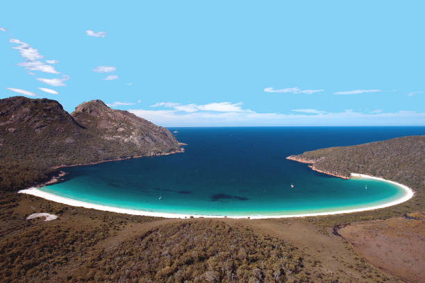 parco nazionale freycinet, tasmania, australia - freycinet national park foto e immagini stock