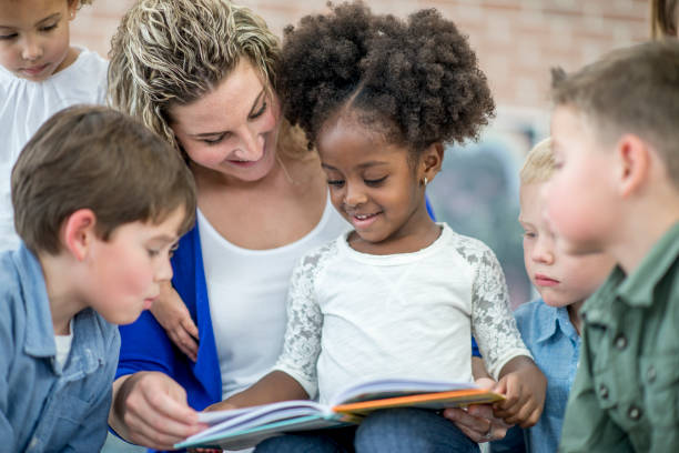 istock A teacher reads to young children. 1067648472