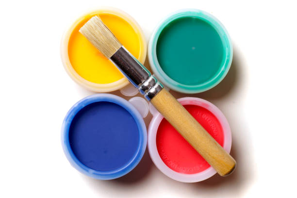 istock Childrens Paint Set Isolated on White 1067648892