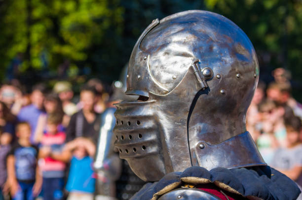 istock Knight's armor for historical reconstructions, close up 1067657158