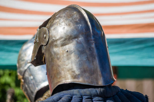 Knight's armor for historical reconstructions of medieval battles