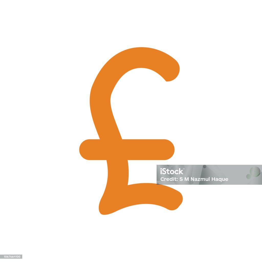 Pound Shape Pound Sign Stock Illustration - Download Image Now - Banking, British ...