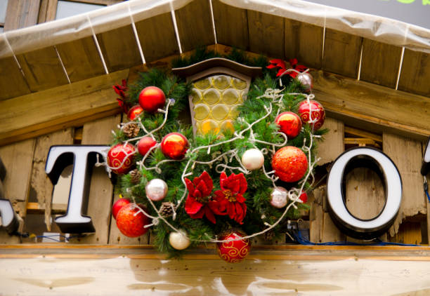 istock Close-up Christmas ornaments 1067668958