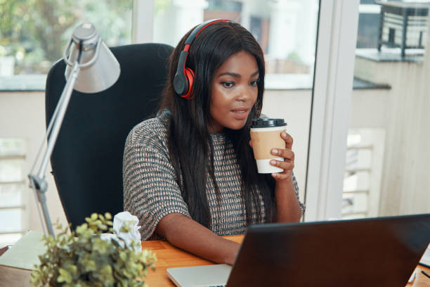 istock Business lady working in office 1067690336
