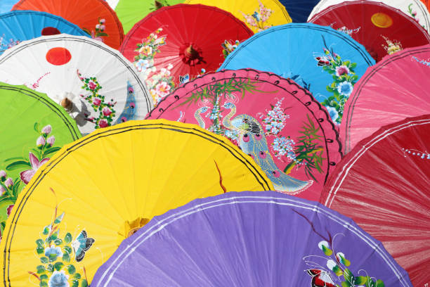istock Colorful of Umbrella Backgrounds & Textures 1067707368