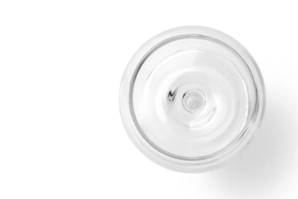 istock Top view of empty wine glass 1067707592