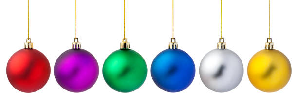 istock Colorful christmas balls 1067711300