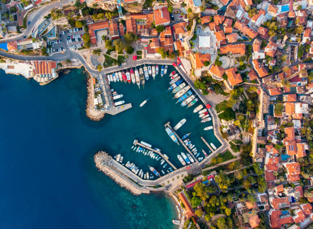 istock Aerial View Of Antalya Harbour (Kaleici) 1067731408