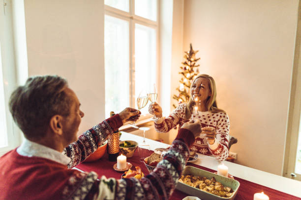 istock celebrating the christmas at home 1067761818