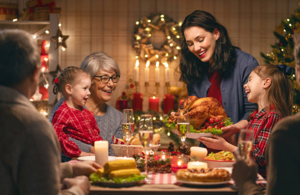 istock family celebrating Christmas 1067765334