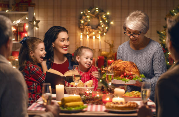 istock family celebrating Christmas 1067765382