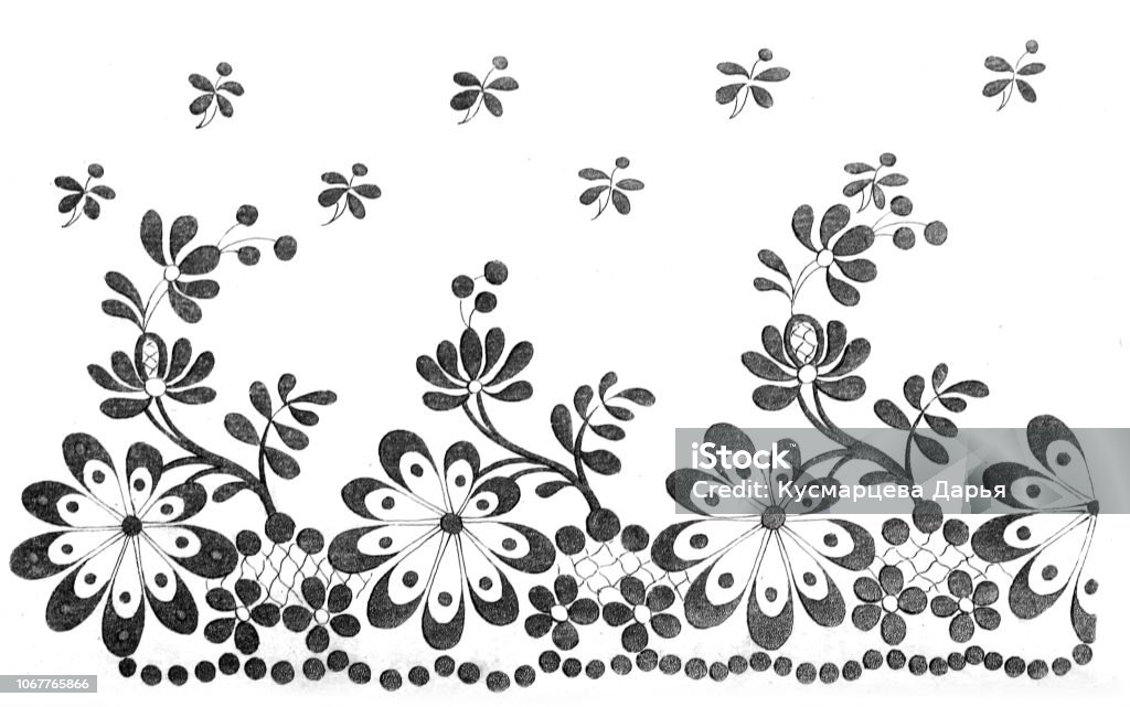 Old Topic Pattern Old Pattern Stock Illustration - Download Image Now - Antique, Art ...