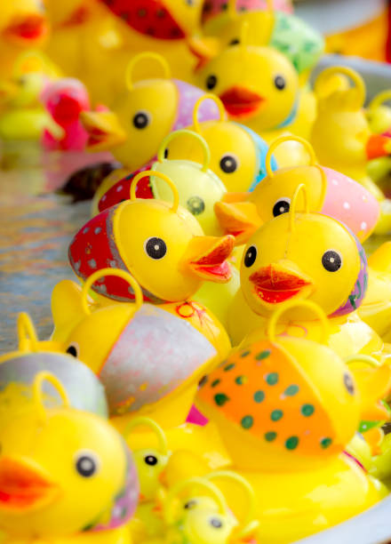 istock For children, funny ducks to fish 1067772526