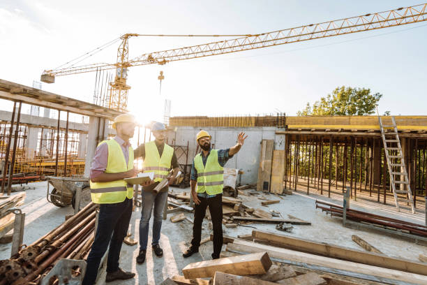 istock Photo of large scale construction site 1067776788