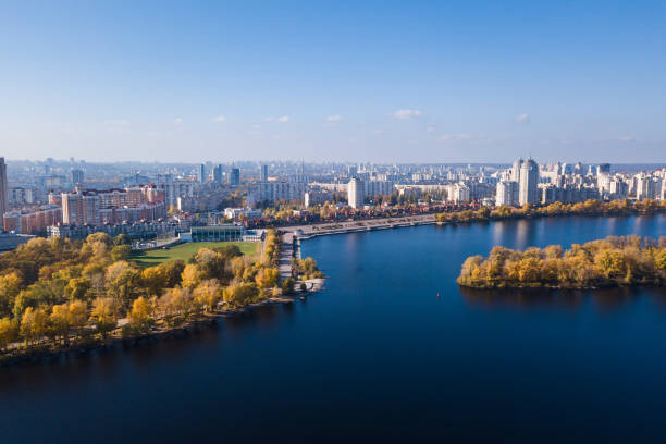 istock Natalka park, Kyiv, autumn time 1067784830