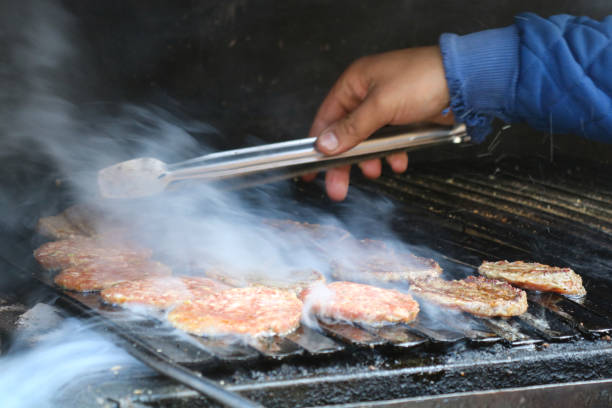 istock Delicious grilled meat on barbecue. 1067787152