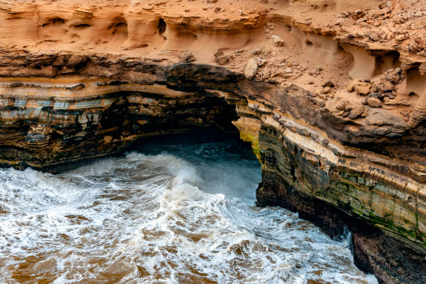 istock Dramatic Atlantic Ocean beach, Akhfennir,Tarfaya, Morocco, North Africa. 1067787556