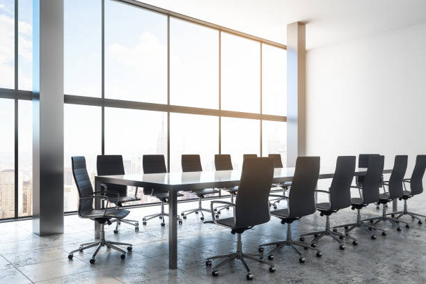istock Contemporary boarding room interior 1067795374