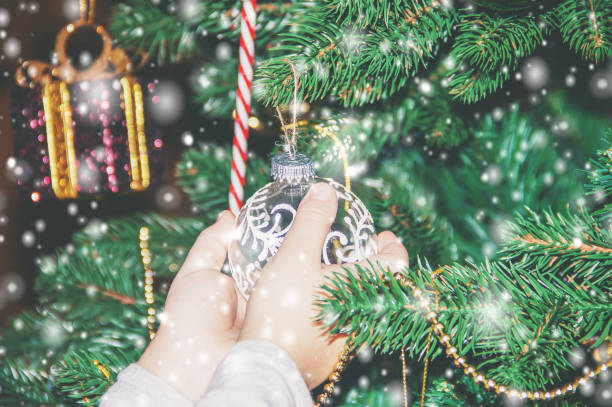 istock Christmas background. happy New Year. Selective focus 1067810310