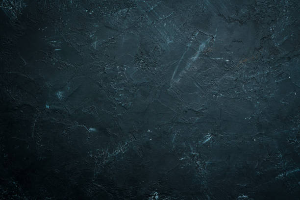 istock Black stone background. Black surface. Top view. Free space for your text. 1067819798