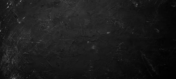 istock Black stone background. Black surface. Top view. Free space for your text. 1067819866