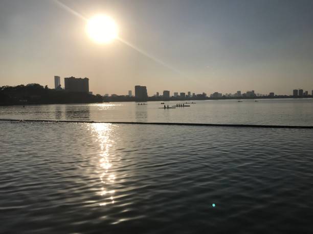 istock Sun shines bright over Han Noi 1067824562