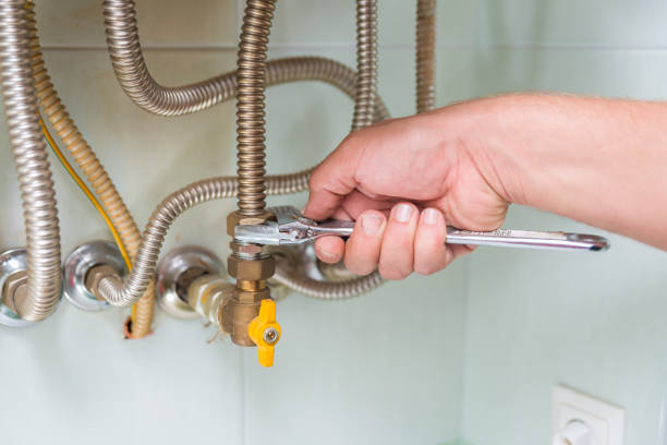 istock Technician repairing Gas Furnace 1067826322