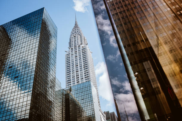 Chrysler building in New York City stock photo