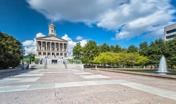 capitolio de tennessee en nashville - tennessee house nashville residential structure fotografías e imágenes de stock