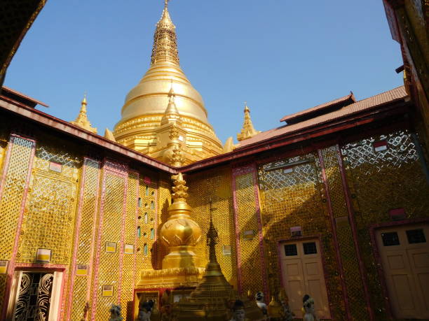 istock view of Kuthodaw Pagoda with tourist 1067851520