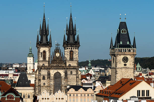 istock View of a church in Prague 1067857066