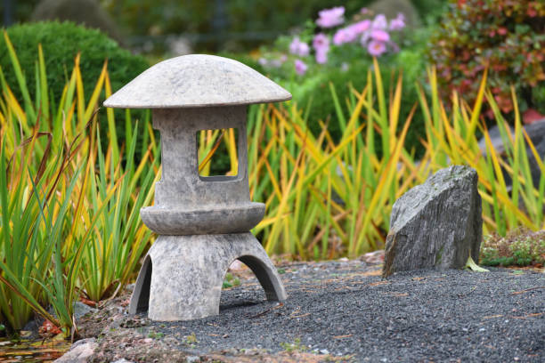 istock Autumn in japanese park 1067859188