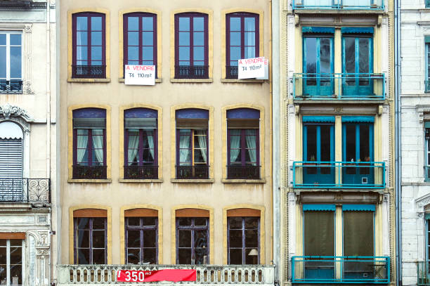 Buildings in Lyon Buildings in Lyon house for sale by owner stock pictures, royalty-free photos & images